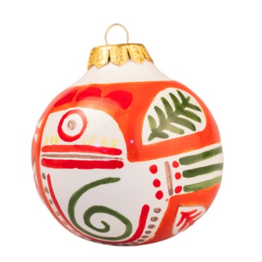 Palla di Natale artigianale Marettimo ceramiche de simone Palla di Natale artigianale Marettimo ceramiche de simone